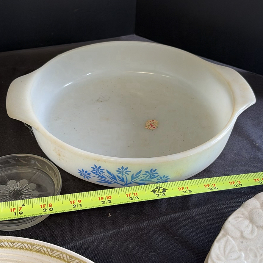 Assorted Plates, Serving Dish, Glass Mug, and Small Glass Bowls - image 11 of 14