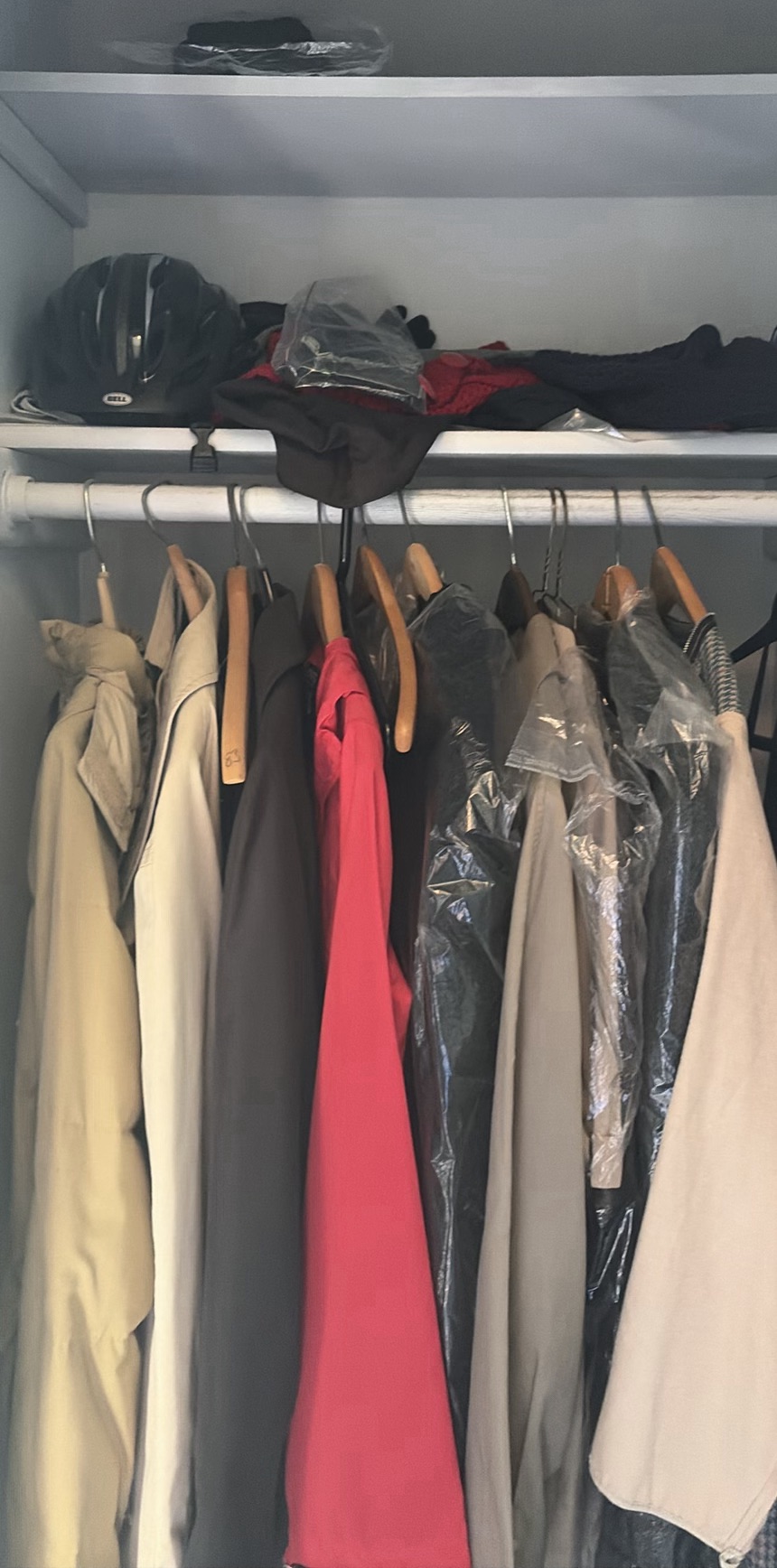 Assorted Clothing, Blankets, and Bell Bicycle Helmet - image 1 of 8
