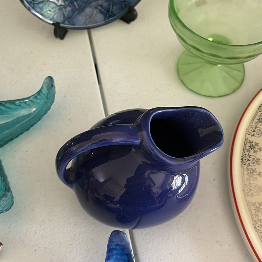 Assorted Decorative Plates, Glassware, Pitcher, and Ceramic Serving Pieces - image 12 of 22