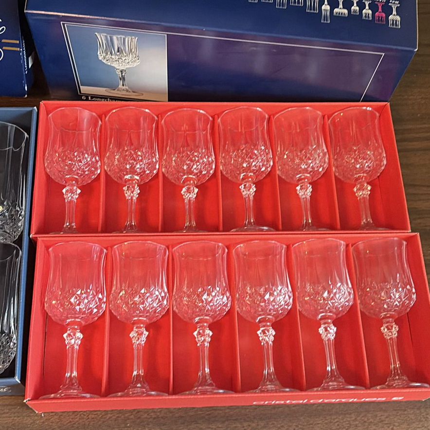 Cristal d'Arques Longchamp Crystal Glassware Set - image 5 of 6