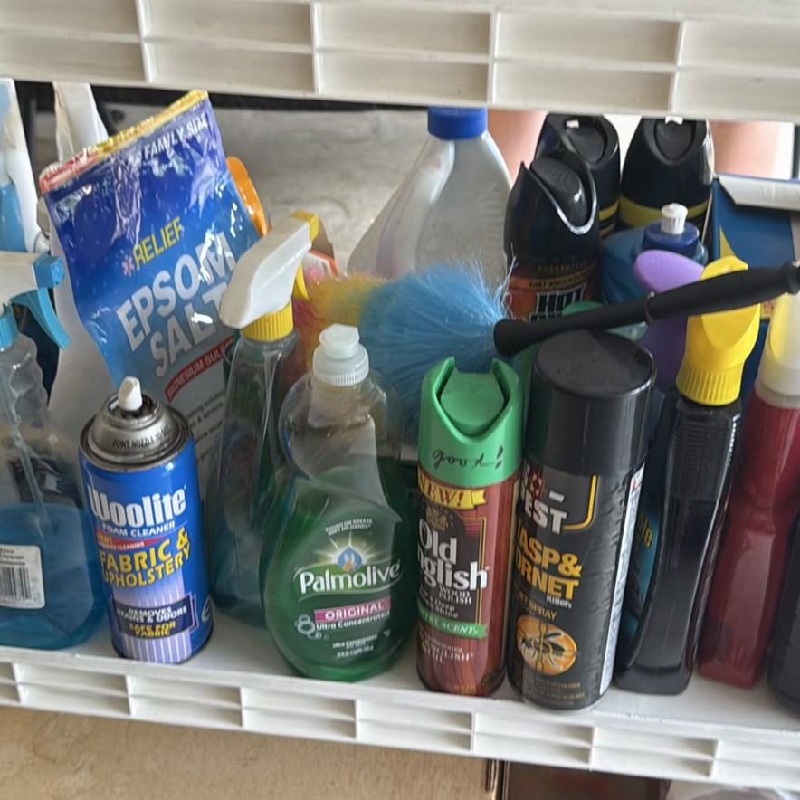 Assorted Household Cleaning Supplies and Sprays - image 3 of 5