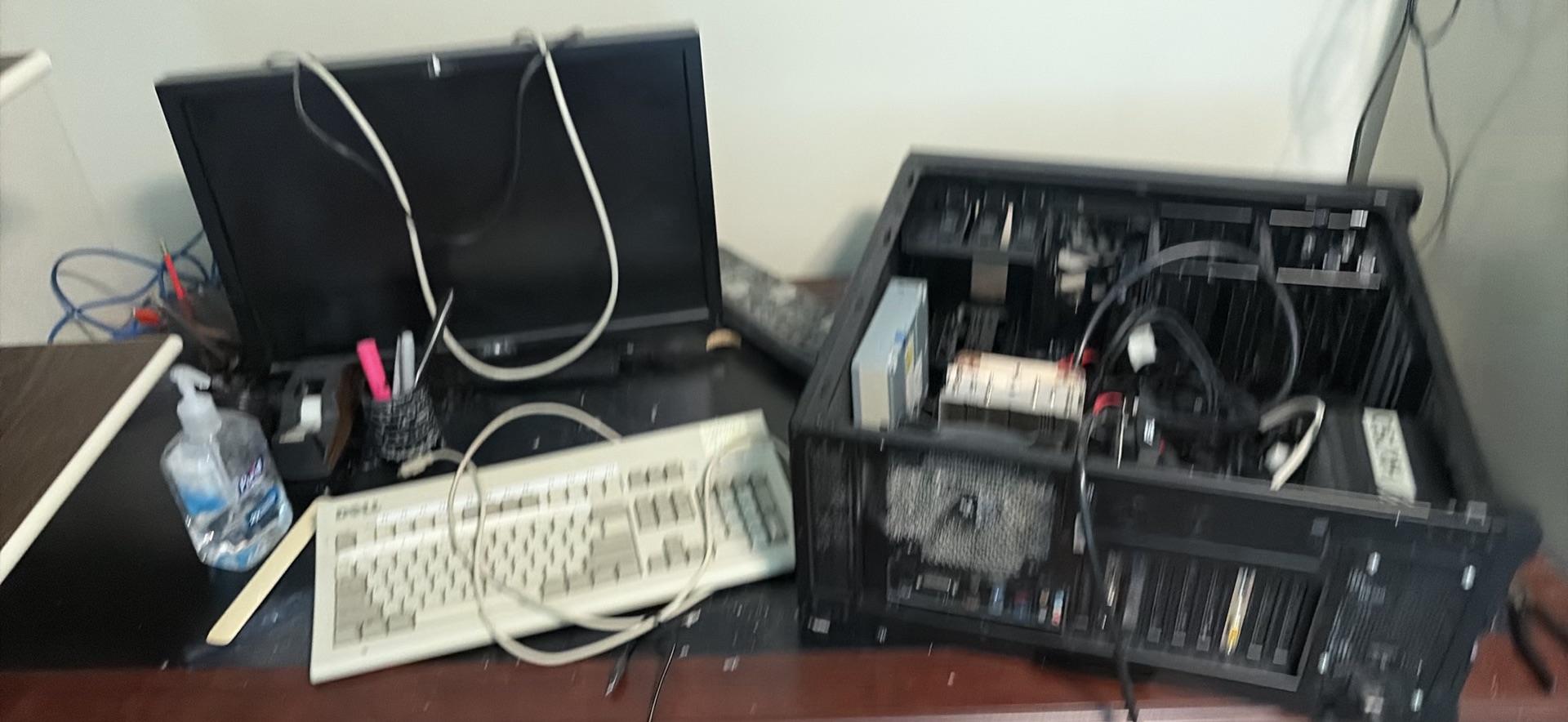 Dell Monitor, Dell Keyboard, Computer Case, and Whiteboard - image 1 of 16
