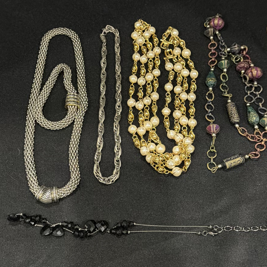 Assorted Necklaces, Bracelet, and Tutankhamun Pendant - image 2 of 4