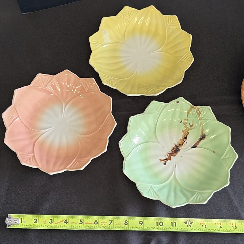 Assorted Decorative Ceramic Plates, Bowls, and Cornucopia Decor - image 2 of 7