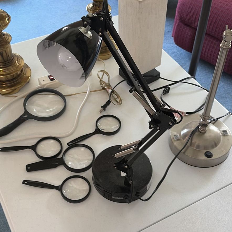 Assorted Table Lamps and Magnifying Glasses - image 3 of 9