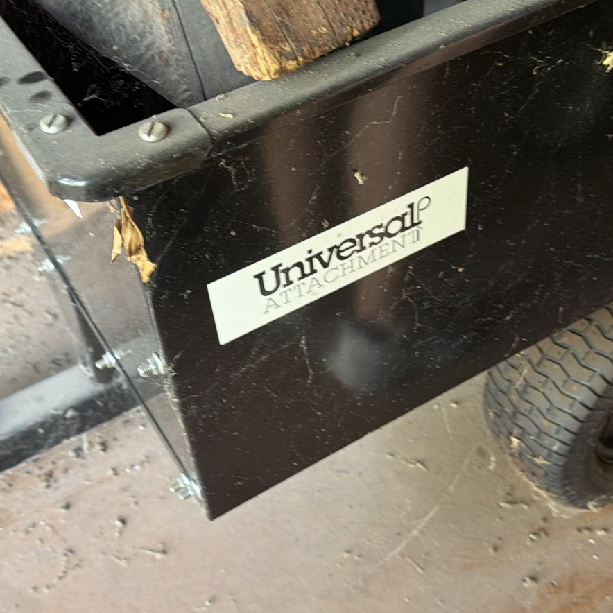 Utility Trailer with Garden Tools and Wooden Items - image 6 of 6
