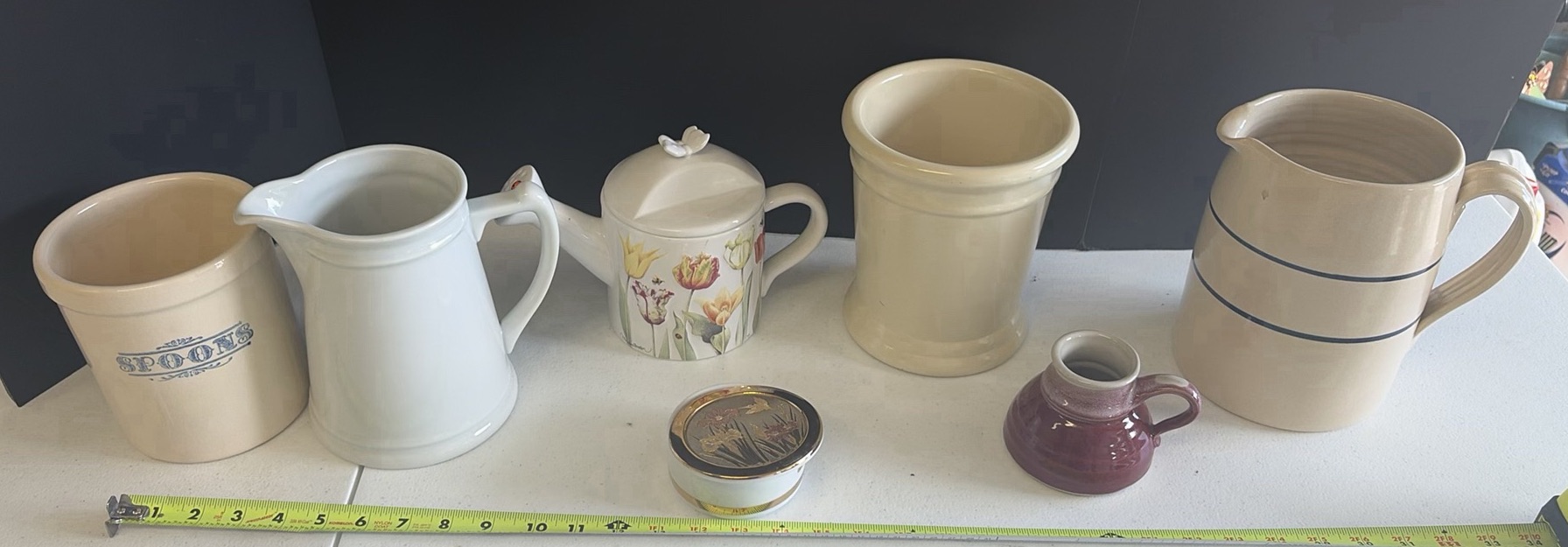 Assorted Ceramic Kitchen and Decorative Pieces - image 1 of 10