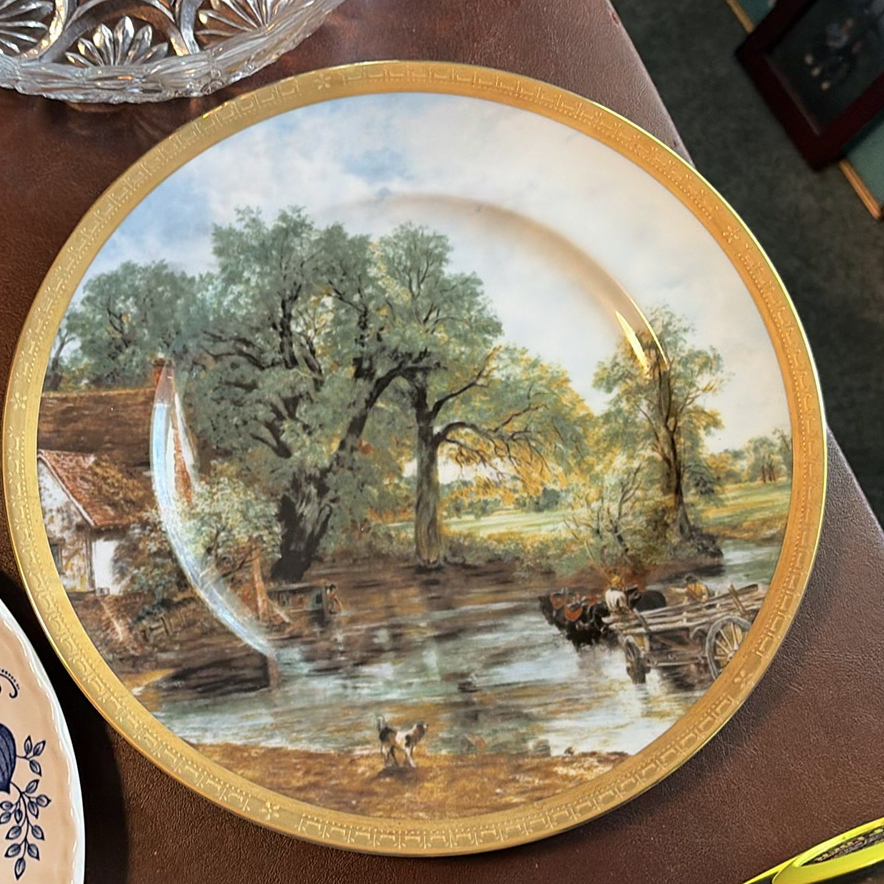 Assorted Decorative Plates, Glass Bowls, and Ceramic Pieces - image 10 of 15