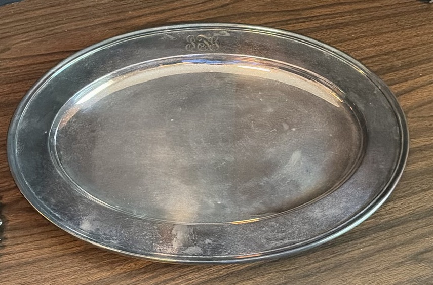 Two Silver-Tone Serving Trays - image 4 of 5