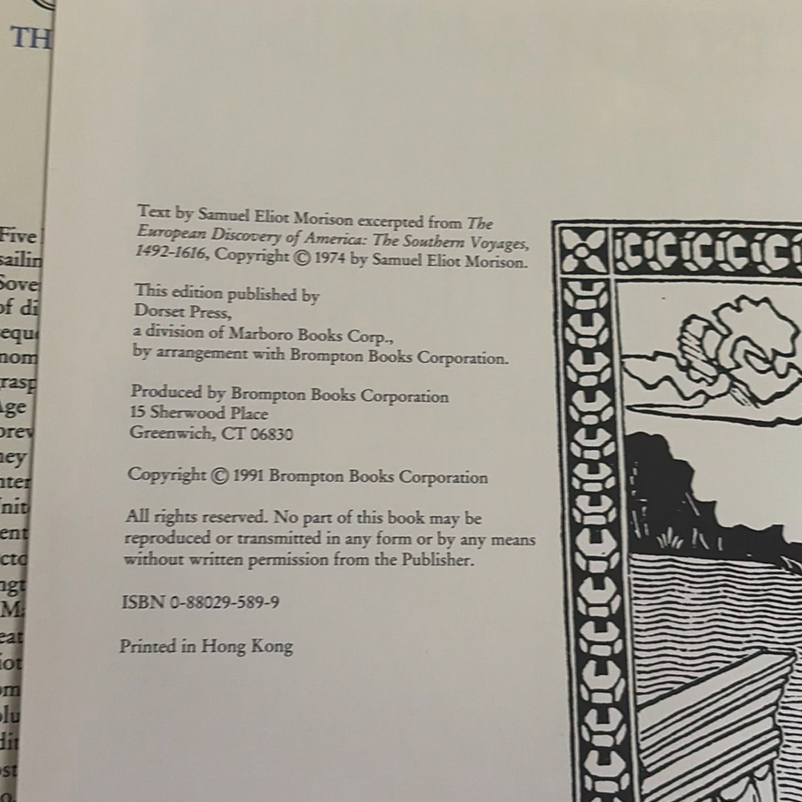 Samuel Eliot Morison Christopher Columbus: The Voyage of Discovery 1492 Book - image 2 of 5