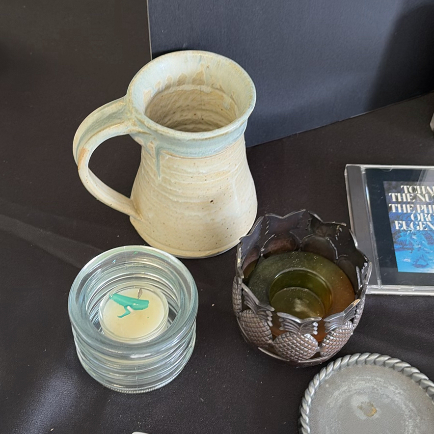 Assorted Household Decor, Plates, Candles, and Music CDs - image 3 of 12