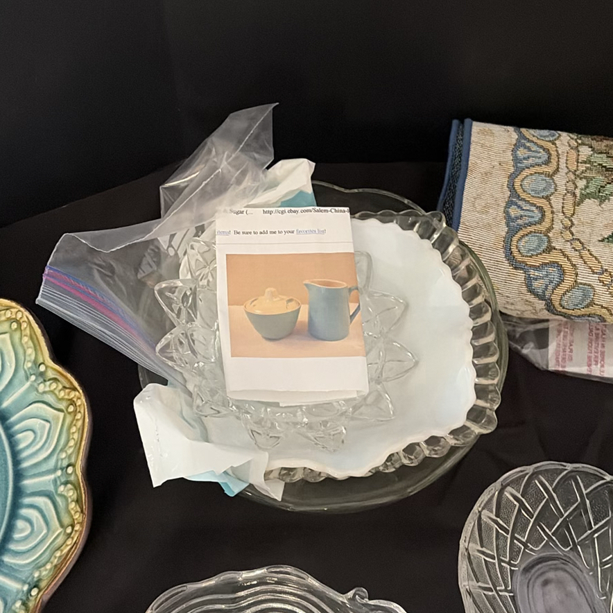 Assorted Serving Platters, Glass Bowls, and Decorative Trays - image 4 of 13