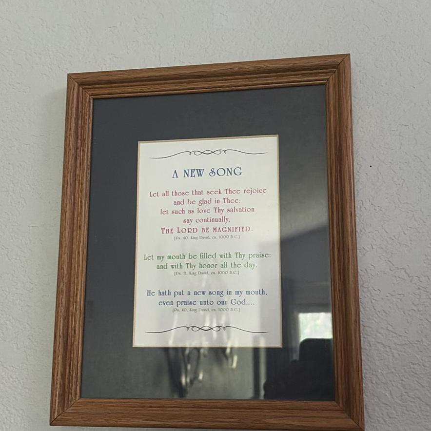 Set of Framed Religious Scripture Prints - image 7 of 14