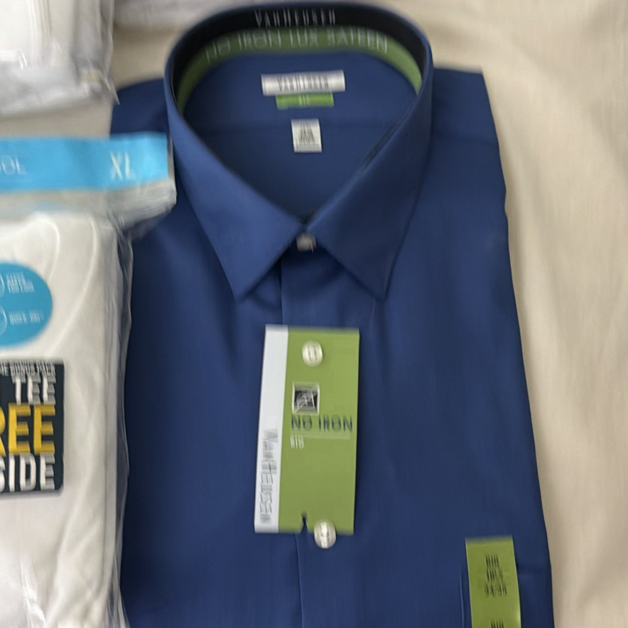Blankets, Stafford Crew Neck T-Shirts, and Van Heusen Dress Shirt - image 5 of 6