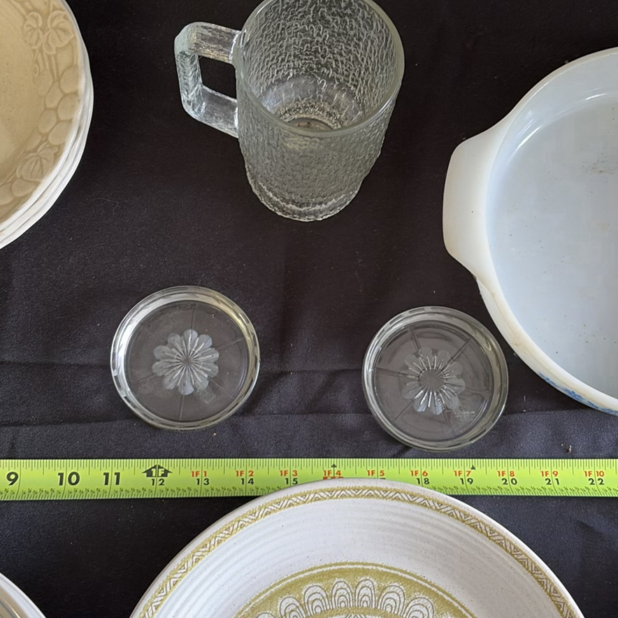 Assorted Plates, Serving Dish, Glass Mug, and Small Glass Bowls - image 7 of 14