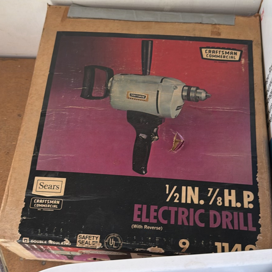 Craftsman Electric Drill, Bosch Plunge Router Box, and Assorted Tools - image 2 of 6