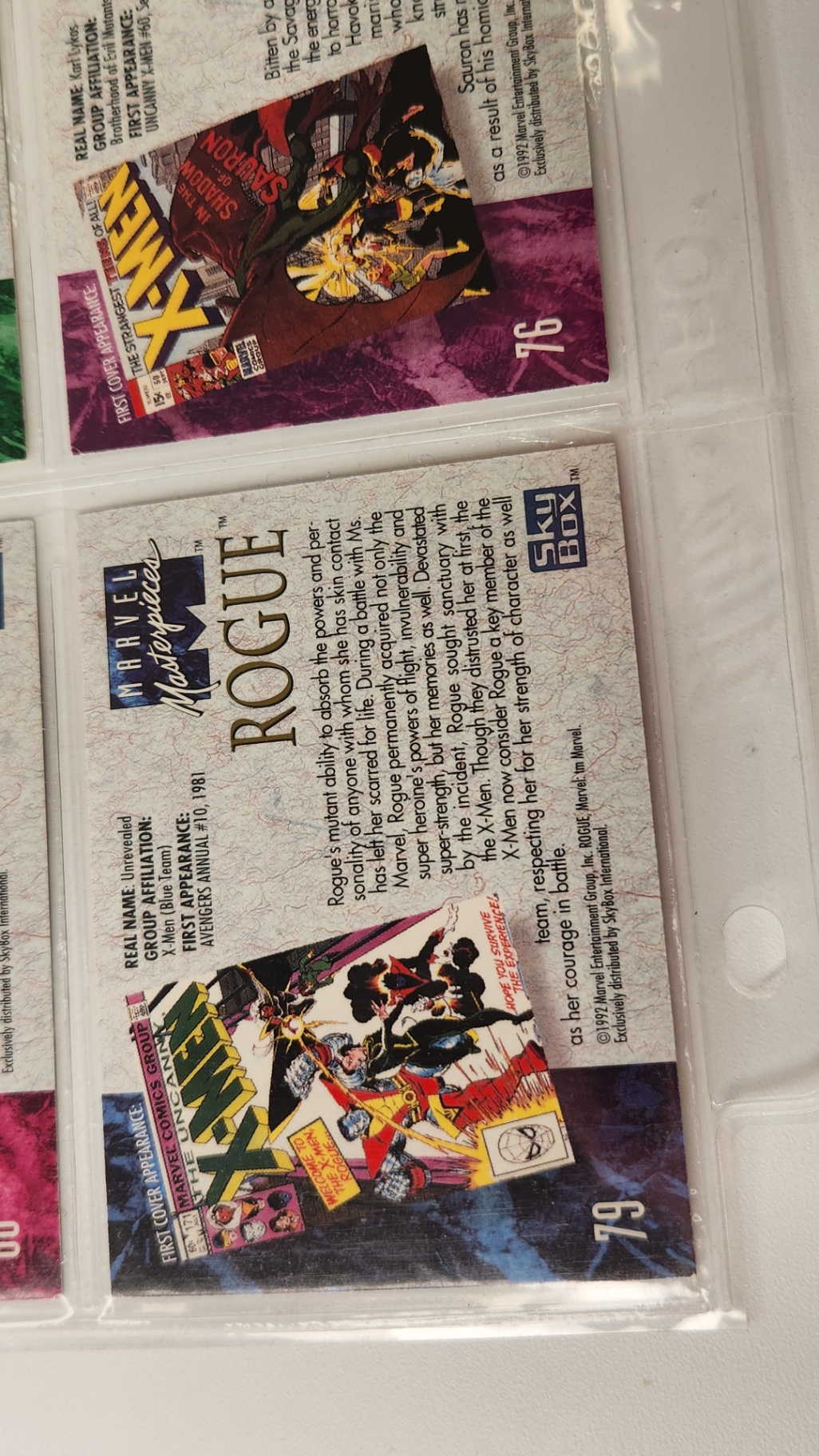 Marvel Masterpieces 1992 Lot Of 81 - image 6 of 6