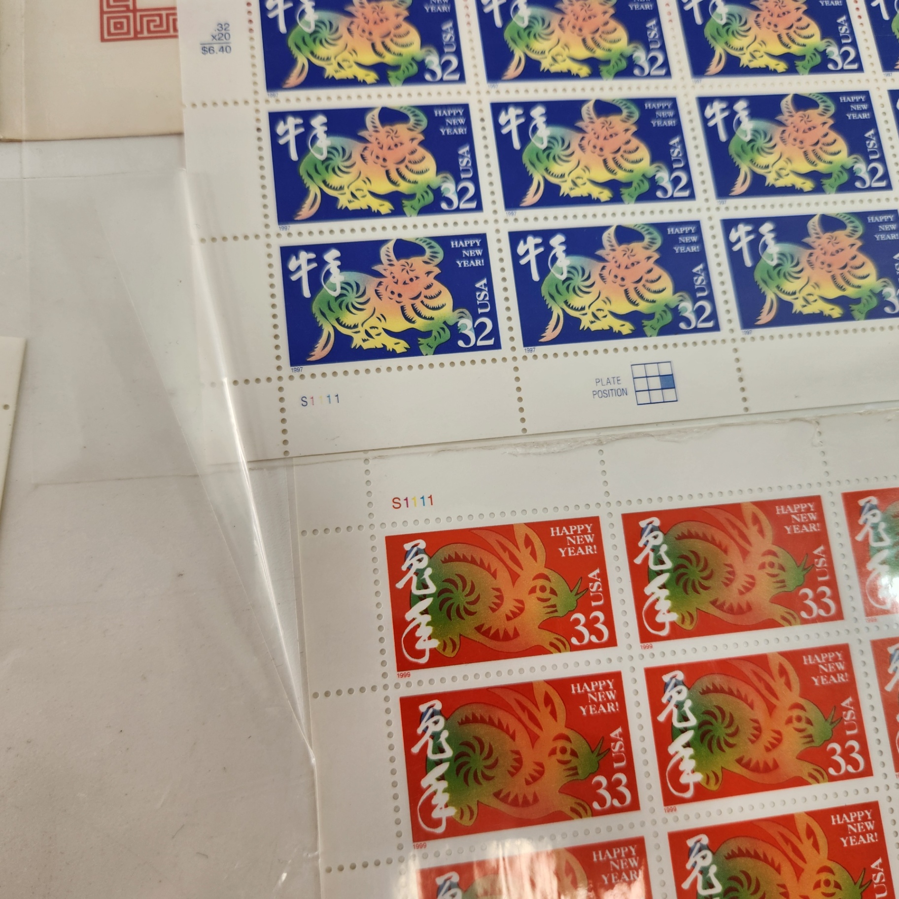 USA Chinese/Lunar New Year's Stamps USPS - image 6 of 8