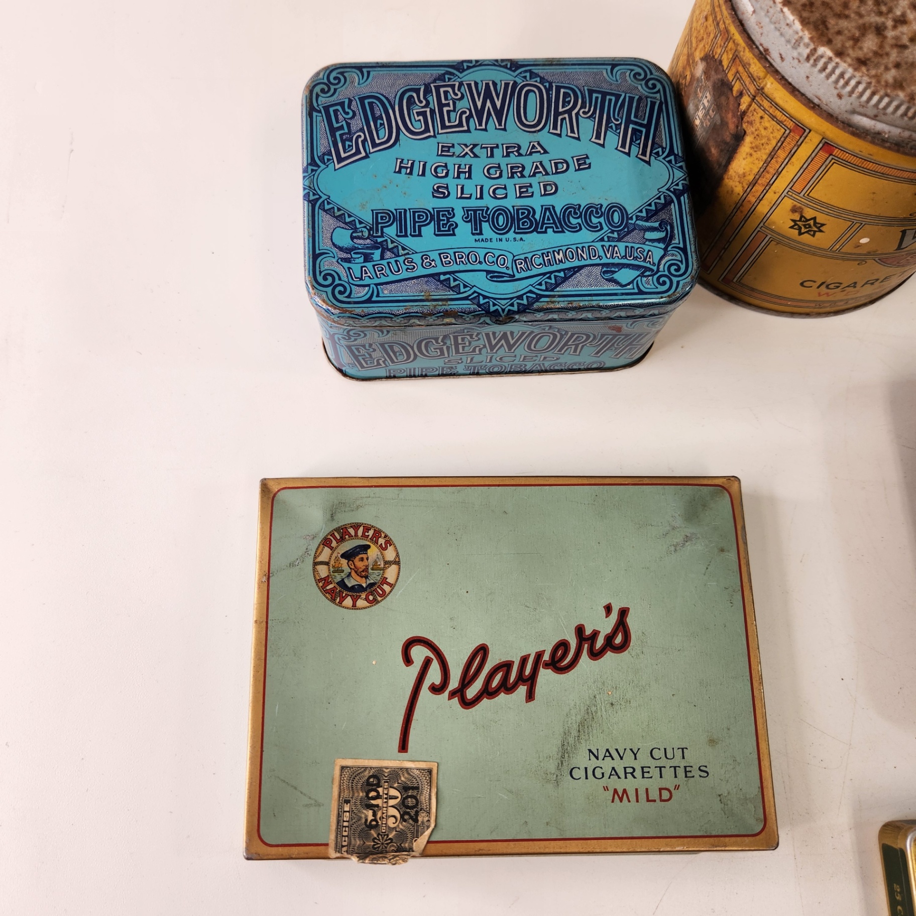 Assorted Vintage Cigarette/Tobacco Tins - image 3 of 4
