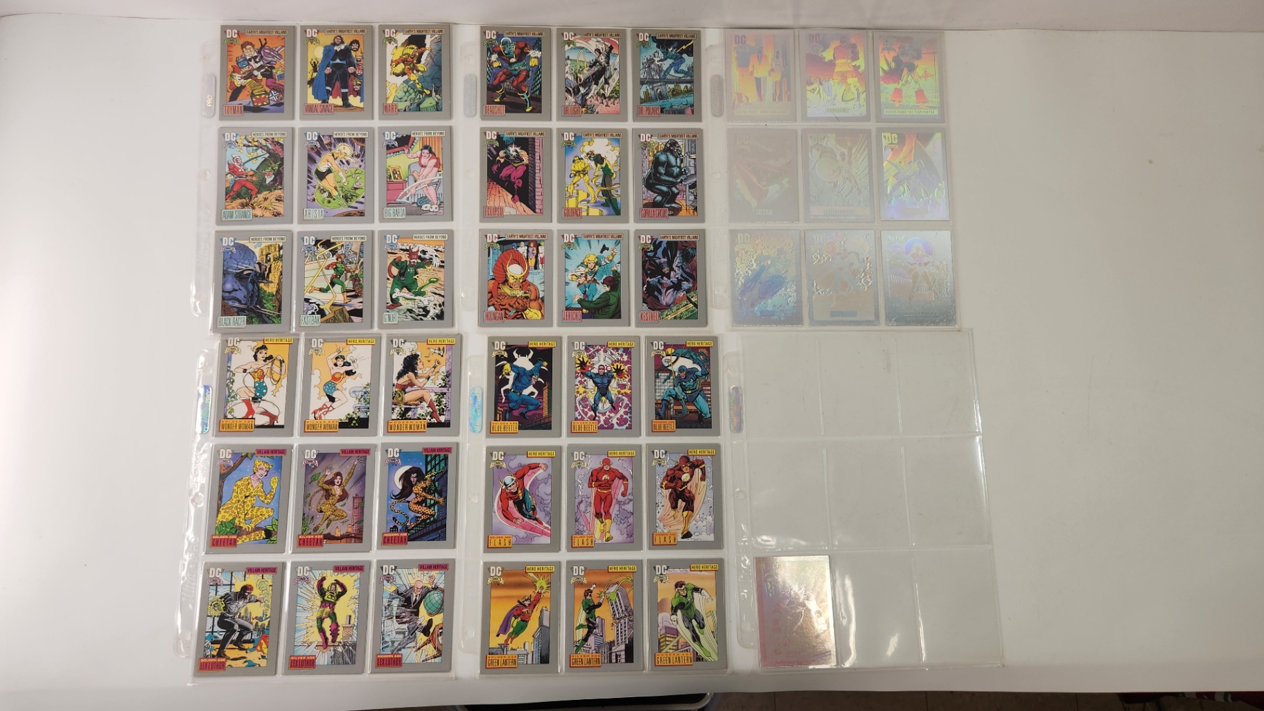 Various DC Trading Cards lot of 190 - image 6 of 7