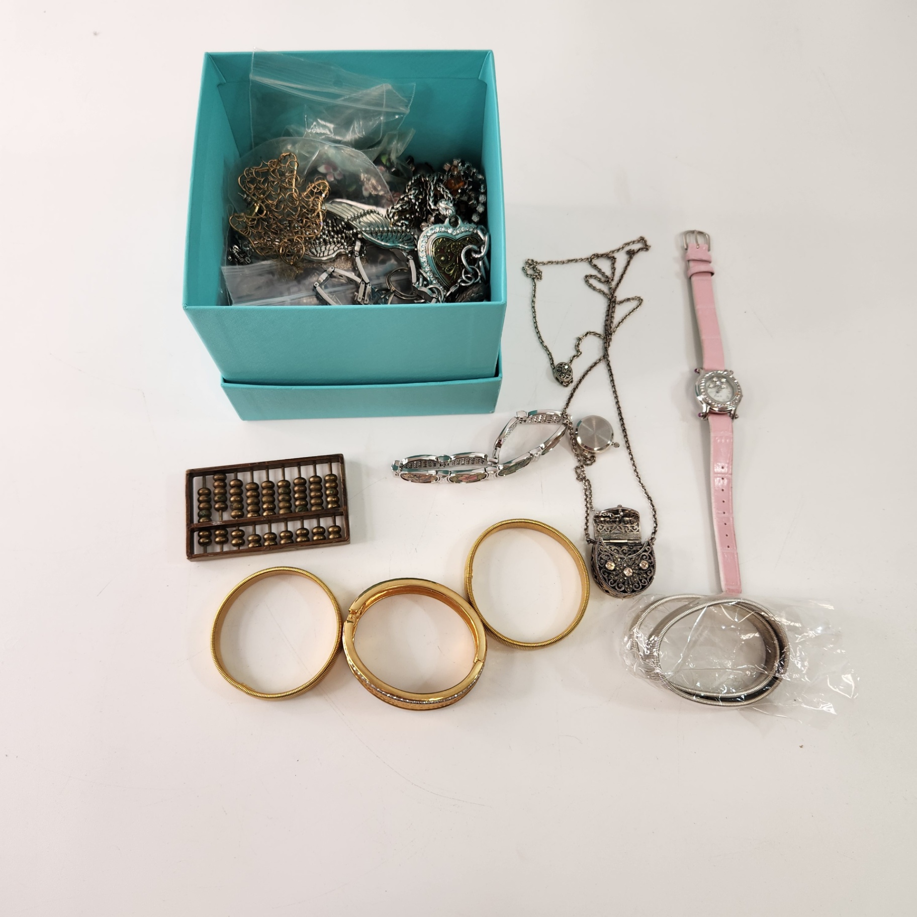 Assorted Costume Jewelry Necklaces Chains Bracelets Earrings - image 1 of 6
