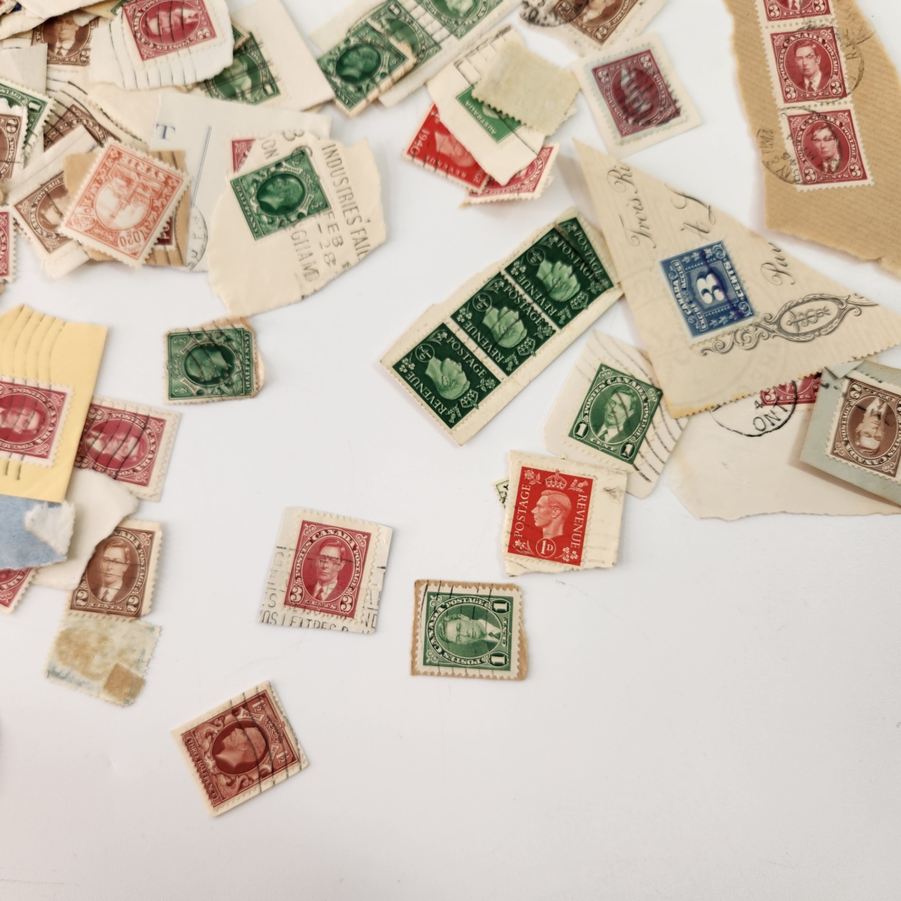 Early 1900s Assorted Cancelled Canada Stamps - image 6 of 9