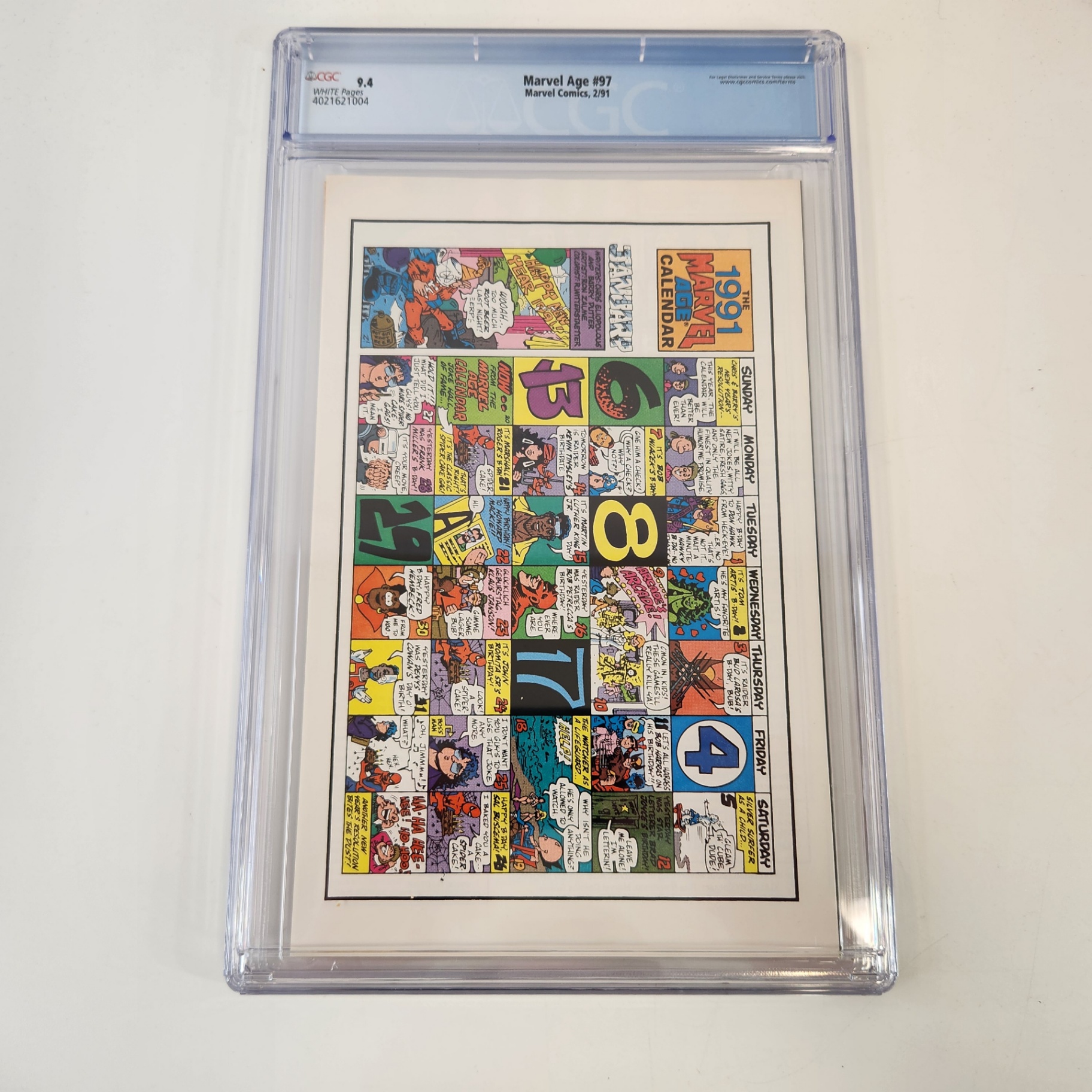 Marvel Age #97 CGC 9.4 - image 4 of 4