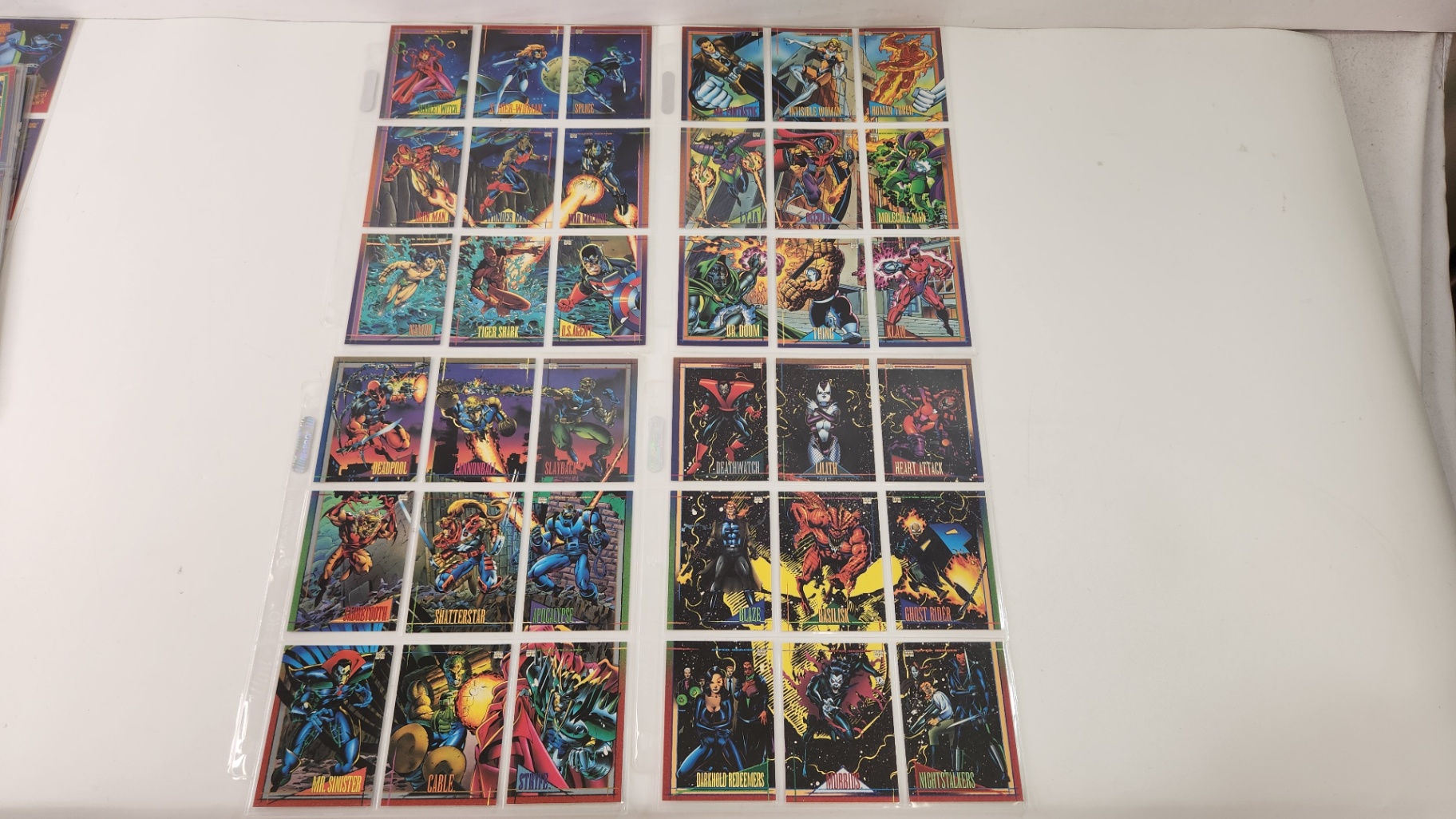 1993 Marvel Superheroes Supervillains Cards - image 5 of 7