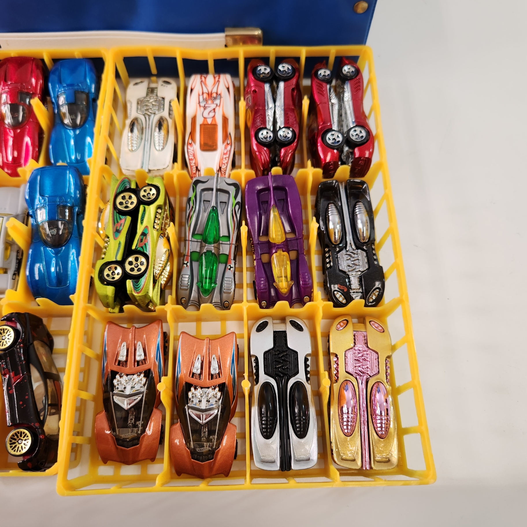 55 Loose Hot Wheels Diecast Toy Cars w/ Carry Case - image 3 of 6
