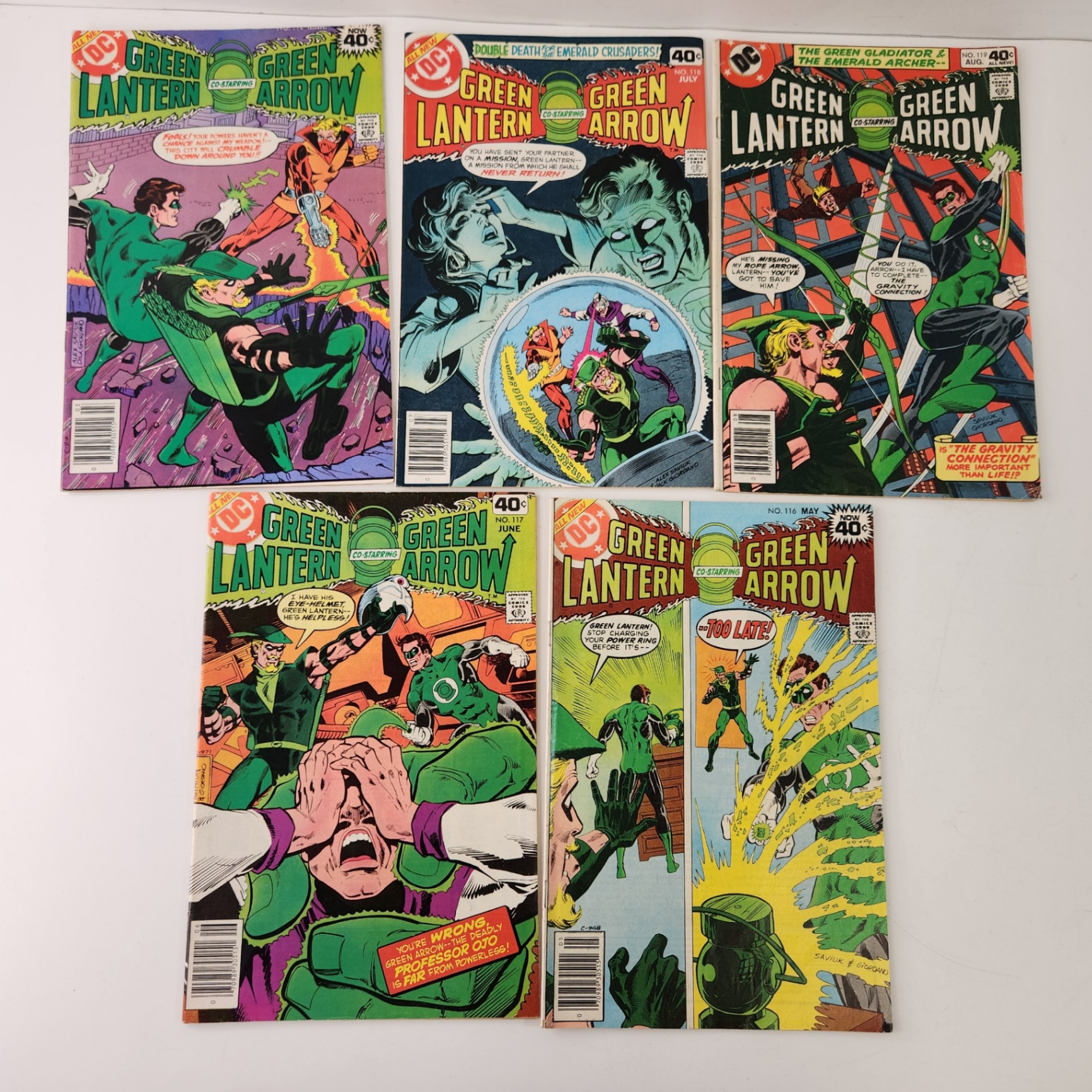 Green Lantern & Green Arrow #114, 116-119 - image 1 of 5