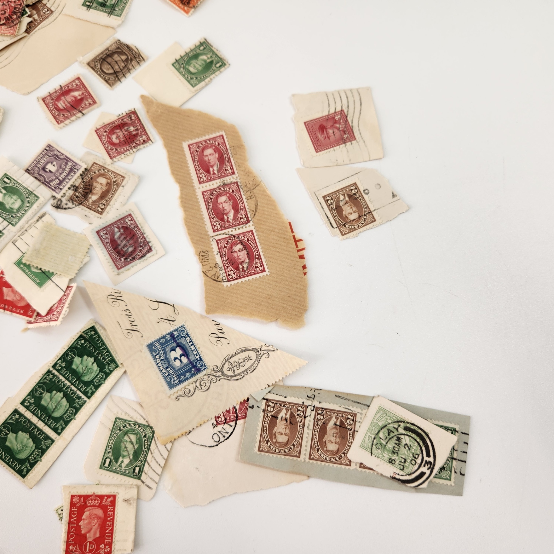 Early 1900s Assorted Cancelled Canada Stamps - image 7 of 9