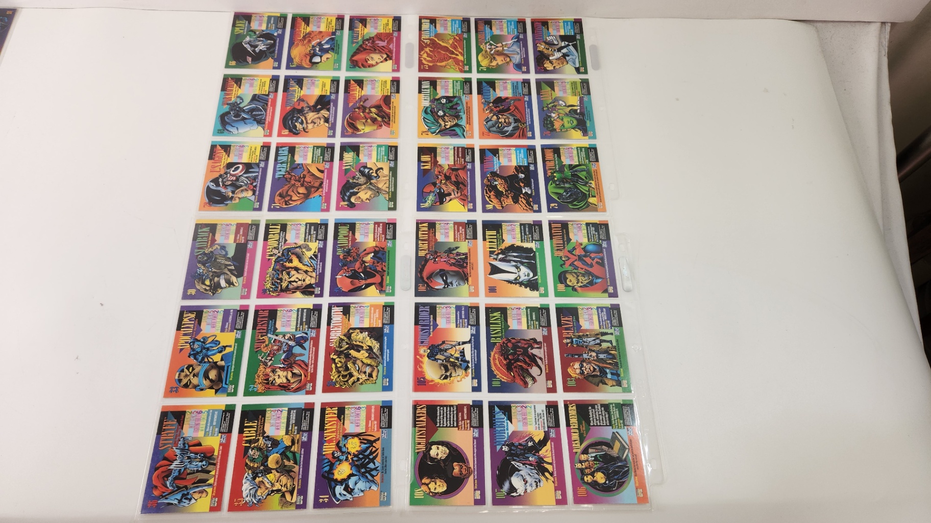 1993 Marvel Superheroes Supervillains Cards - image 6 of 7
