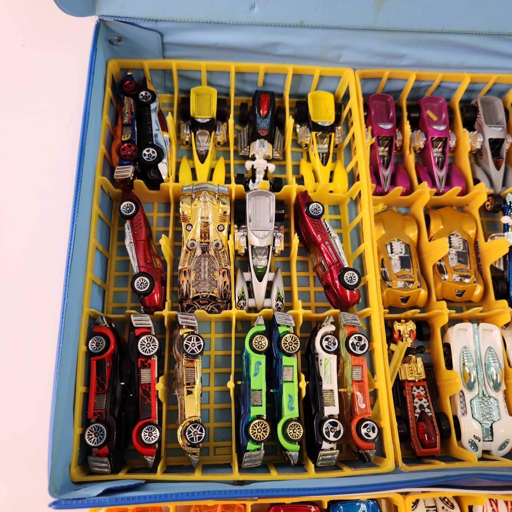 55 Loose Hot Wheels Diecast Toy Cars w/ Carry Case - image 5 of 6
