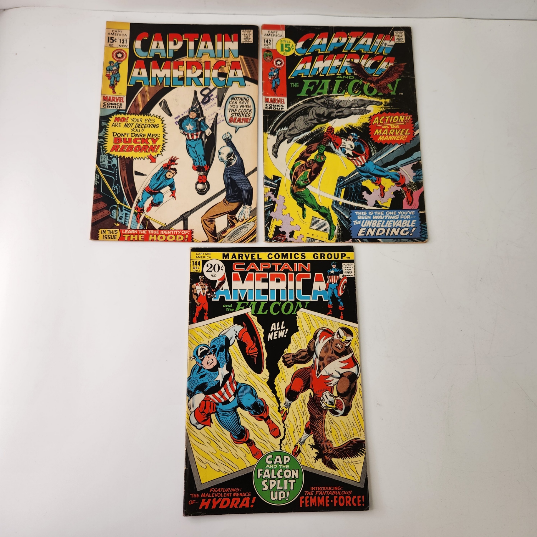 Captain America #131, 142, 144 - image 1 of 4