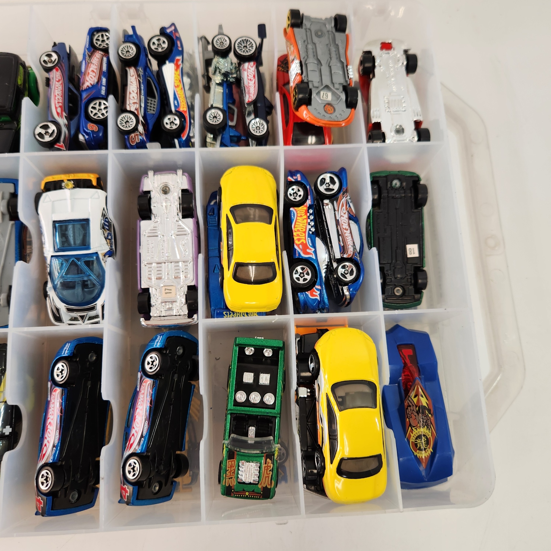56 Assorted Diecast Toy Cars w/ Case Hot Wheels Matchbox - image 3 of 7
