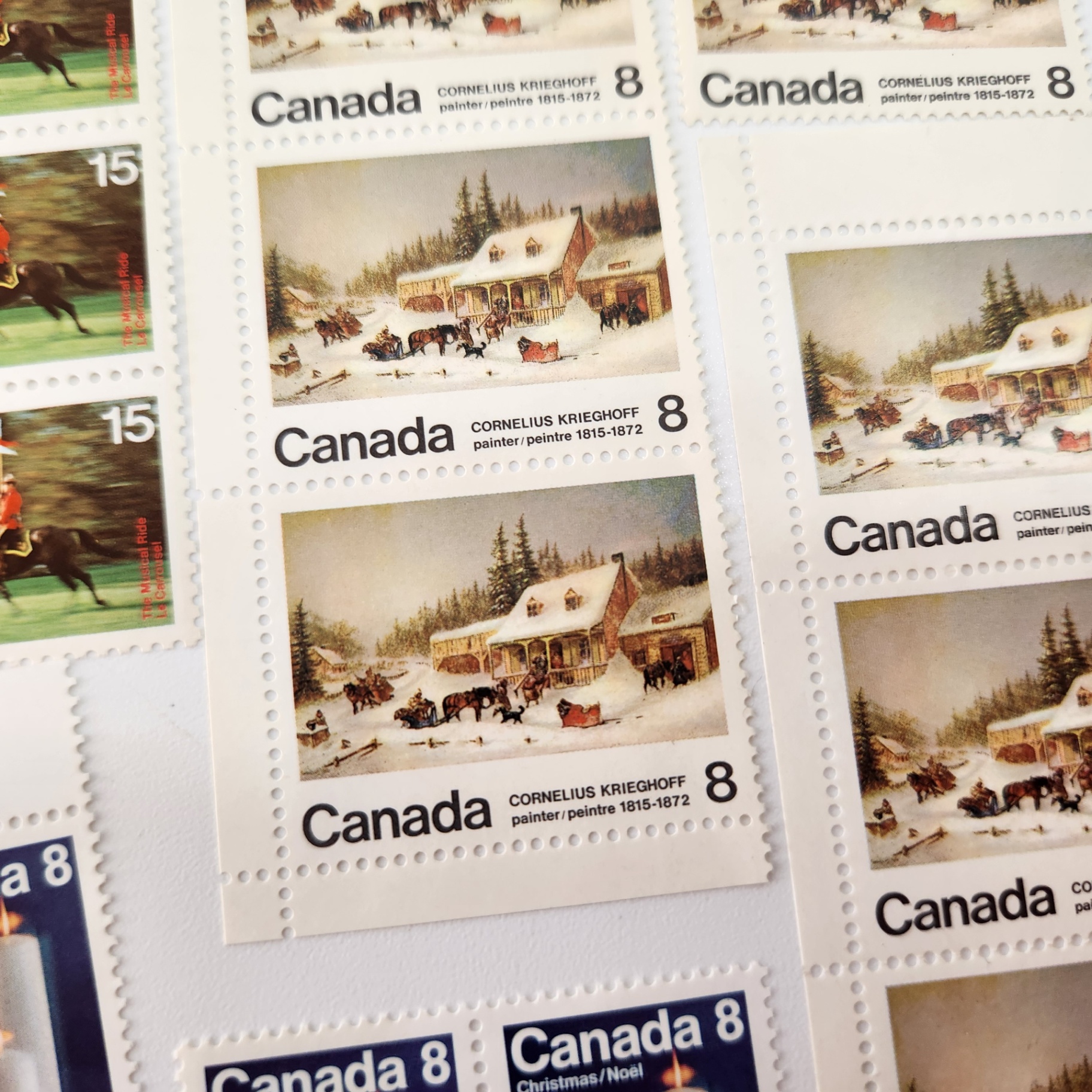 70+ Canada Post Assorted 1970's Stamps Christmas Inuit Queen Elizabeth - image 8 of 8