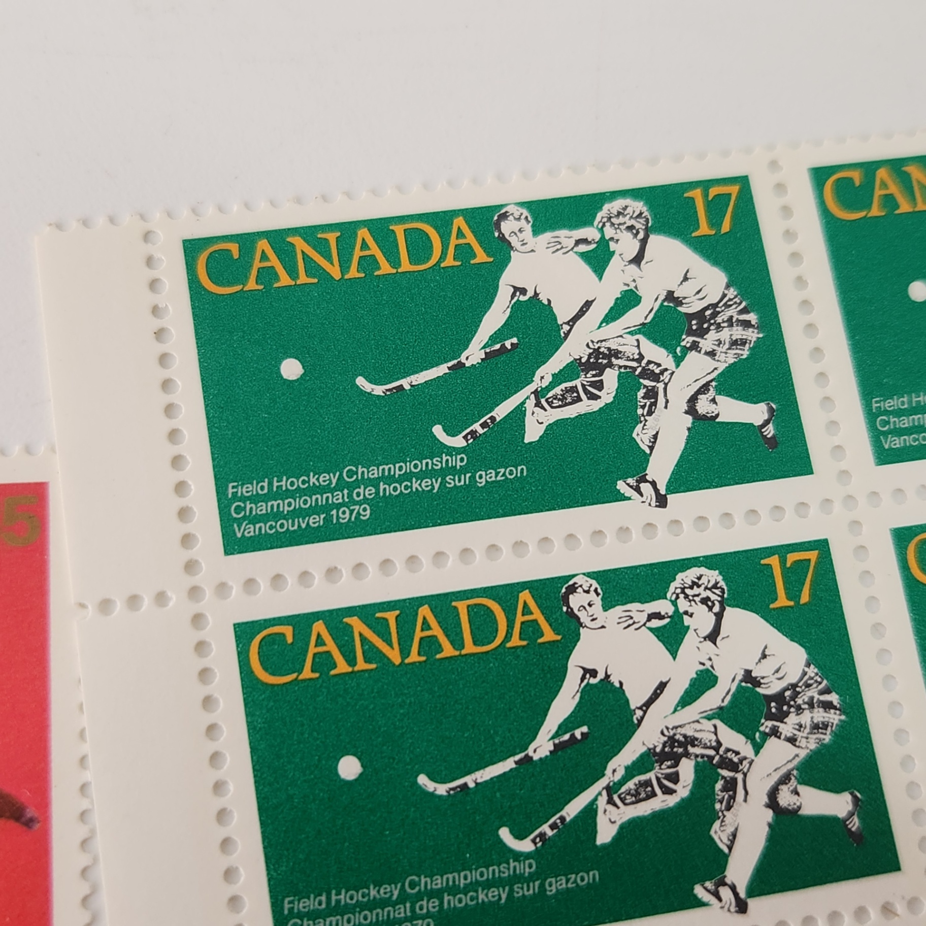 100+ Assorted 1970's Canada Post Stamps Christmas Field Hockey - image 3 of 5