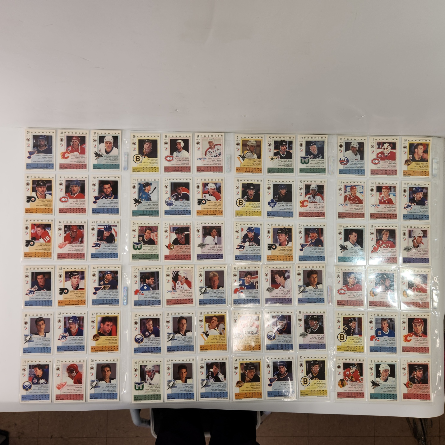 O-Pee-Chee Premier 1993 Hockey Cards - image 3 of 7
