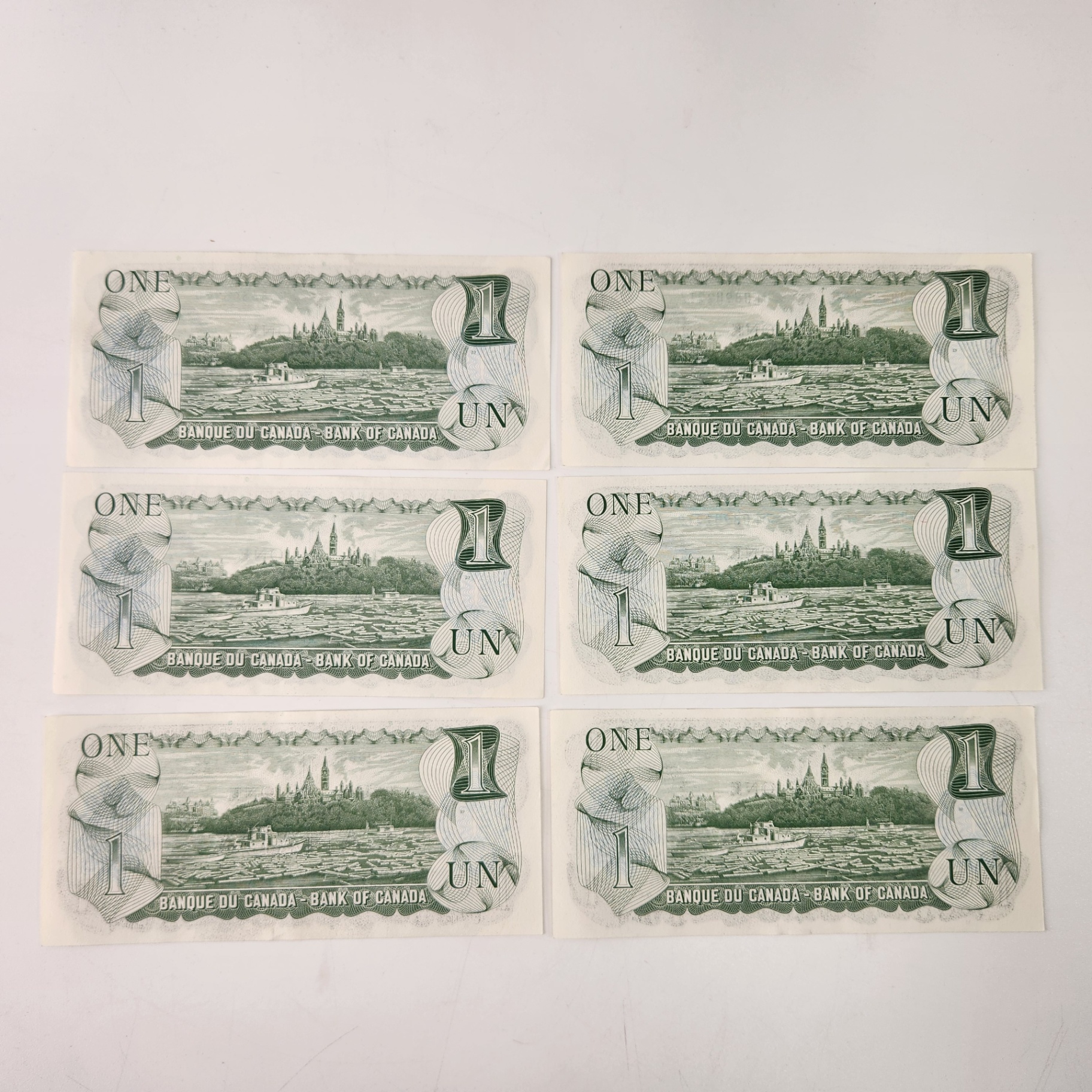 1973 Canadian $1 Notes Sequencial Pairs - image 7 of 7