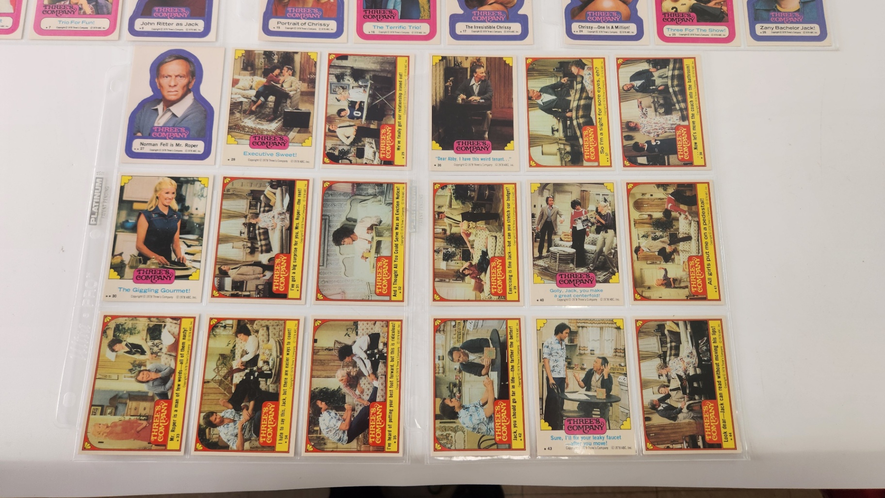 1978 Three's Company Stickers - image 3 of 4