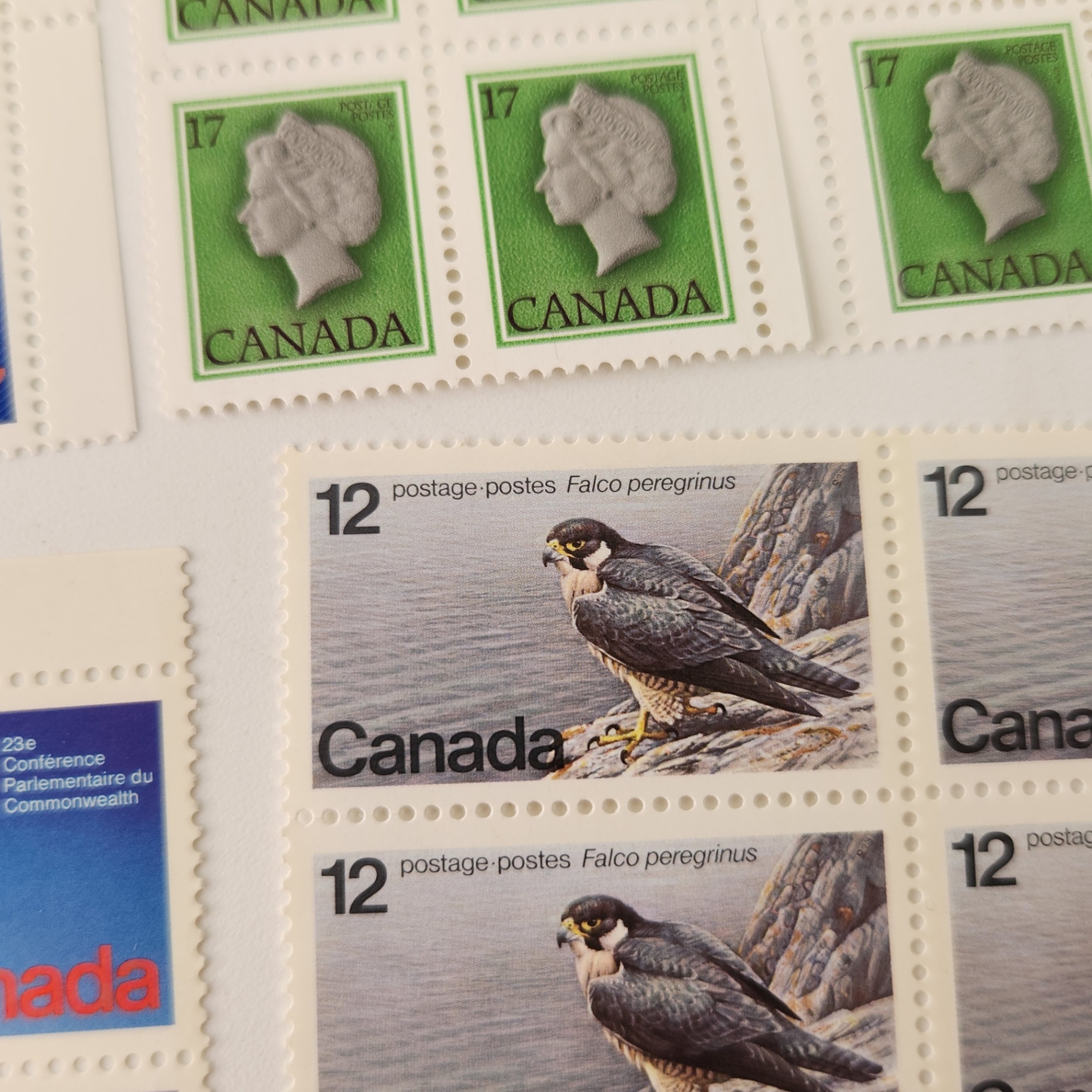 100+ 1970s Canada Post Stamps Christmas Falcon Arctic Islands - image 5 of 7