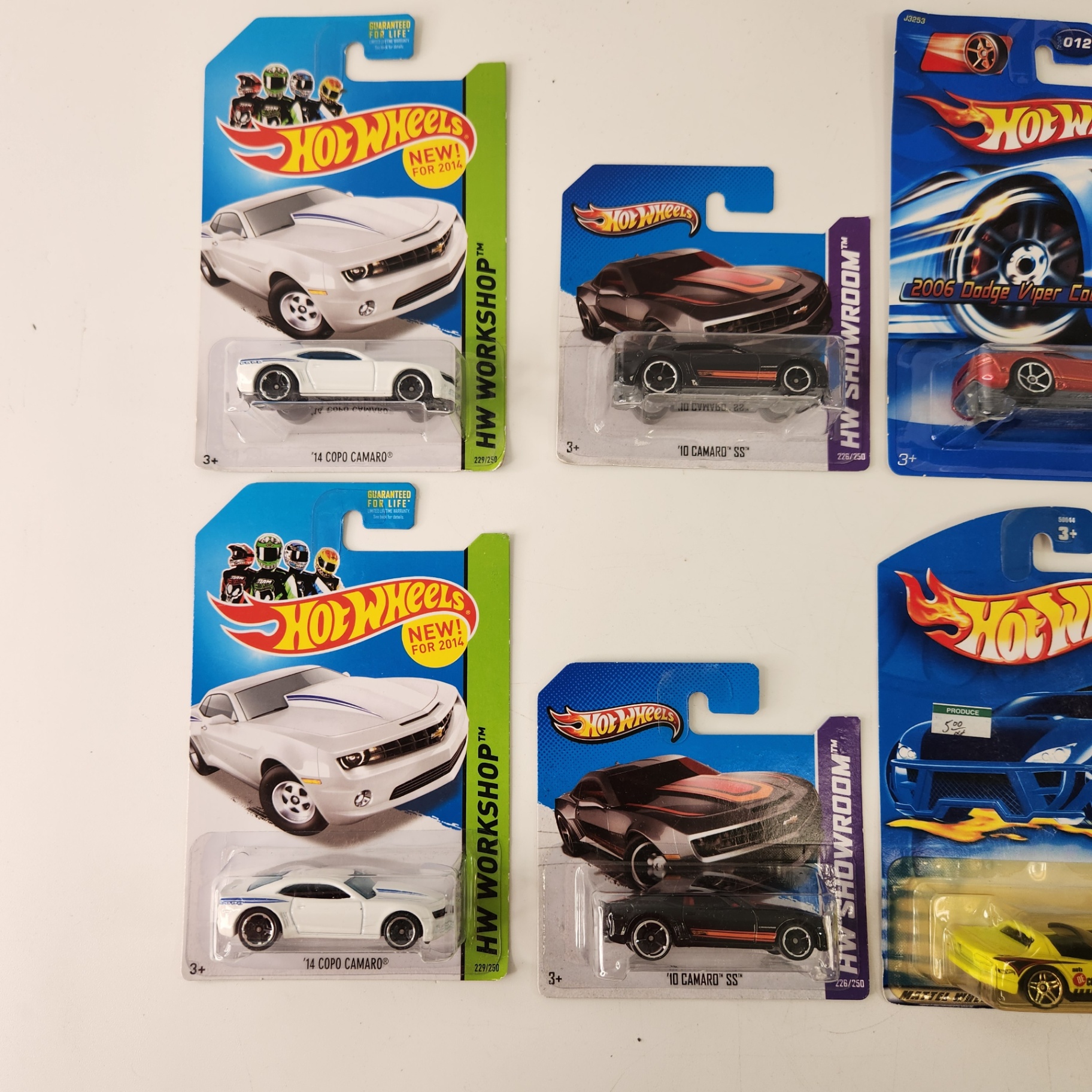 Hot Wheels 2010's Camaros Vipers lot of 9 - image 2 of 3