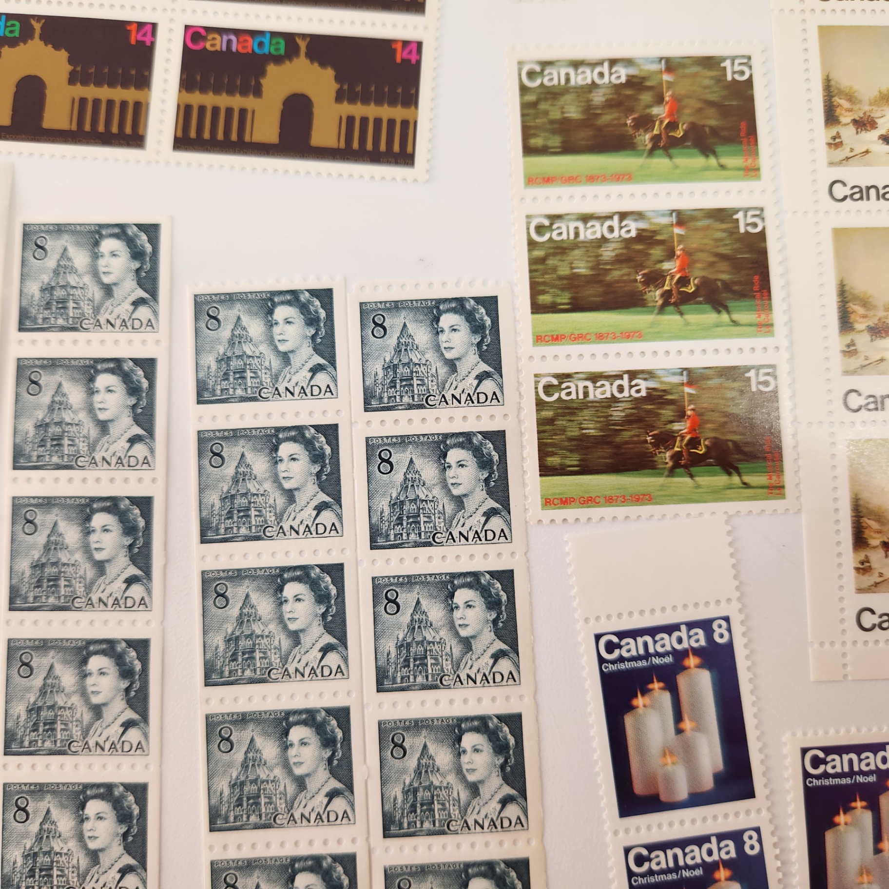 70+ Canada Post Assorted 1970's Stamps Christmas Inuit Queen Elizabeth - image 7 of 8