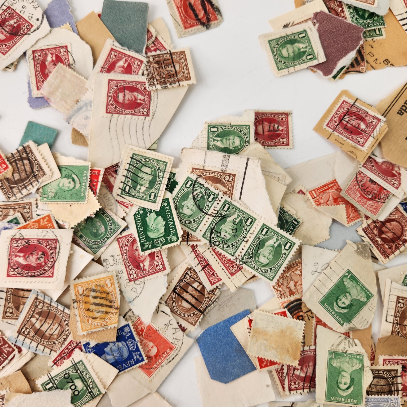 Early 1900s Assorted Cancelled Canada Stamps - image 4 of 9