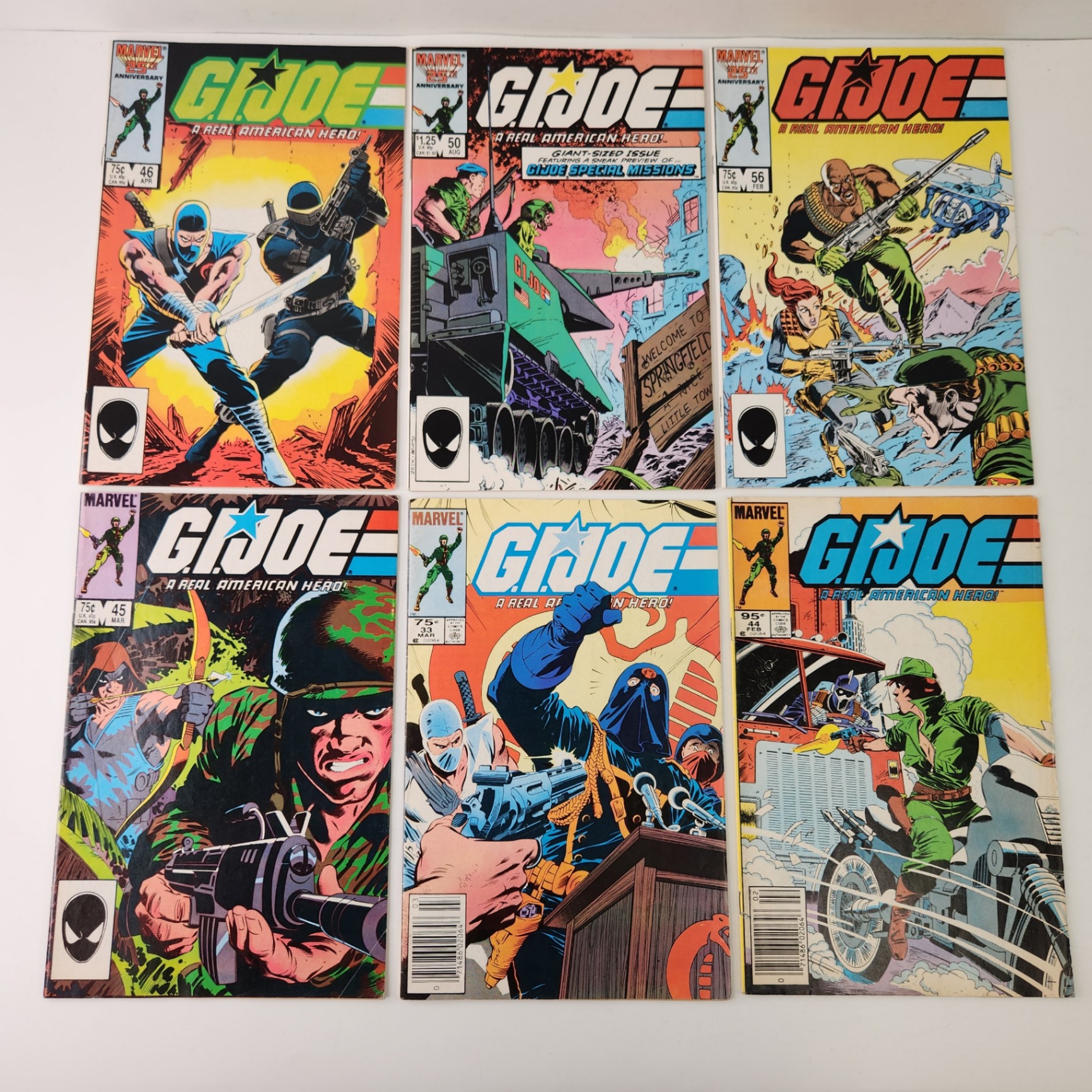 GI Joe #33, 44-46, 50, 56 - image 1 of 5