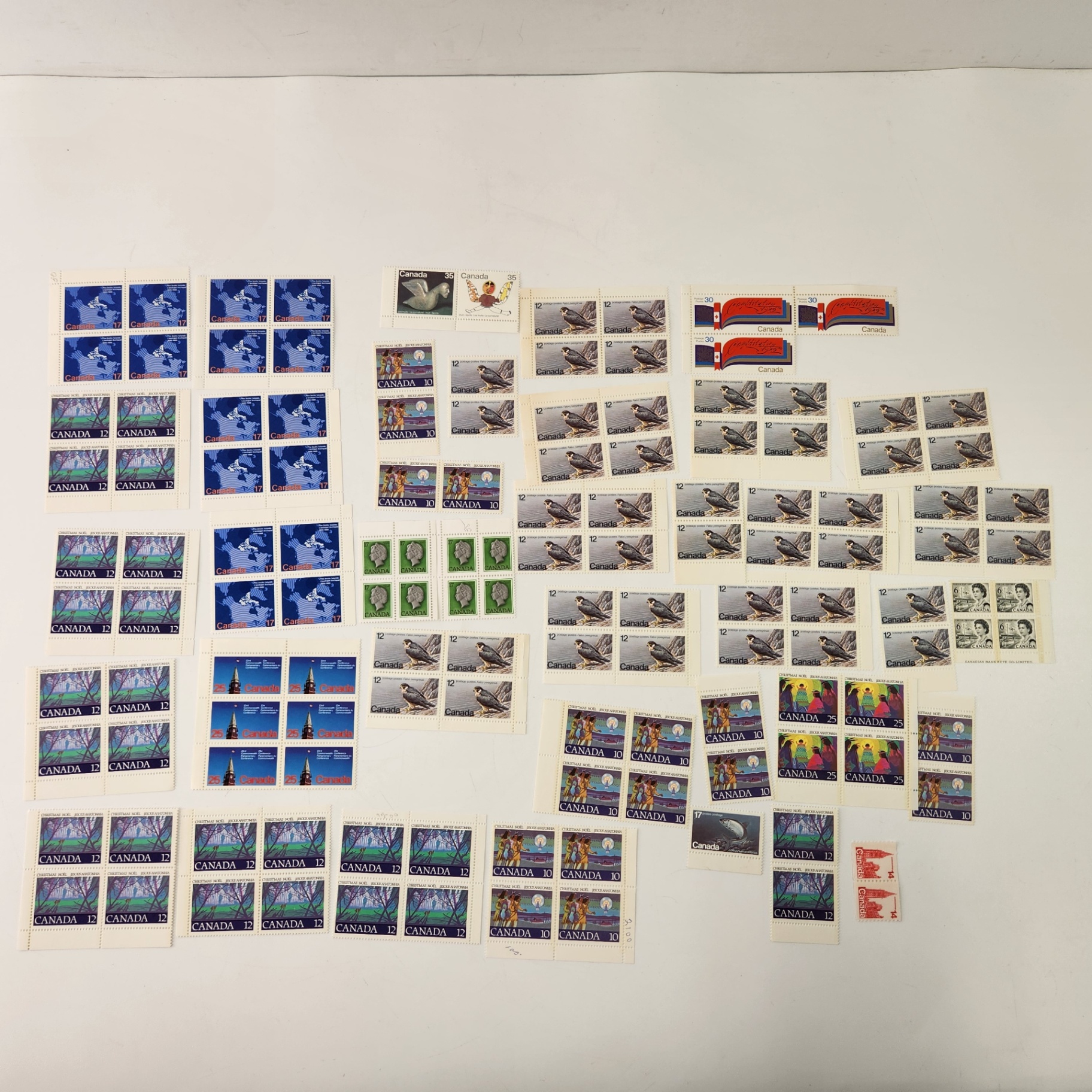 100+ 1970s Canada Post Stamps Christmas Falcon Arctic Islands - image 1 of 7