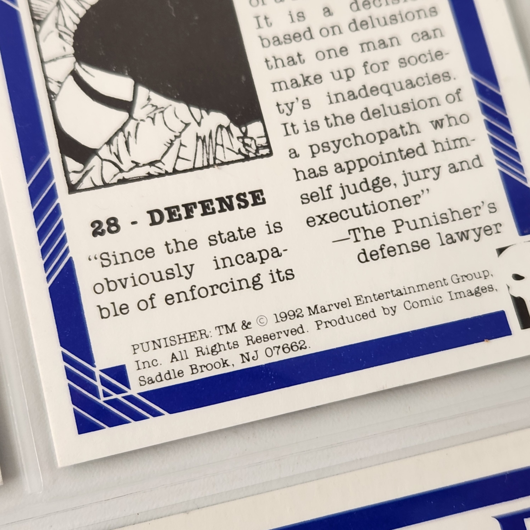 1992 Punisher War Journal Trading Cards - image 6 of 6
