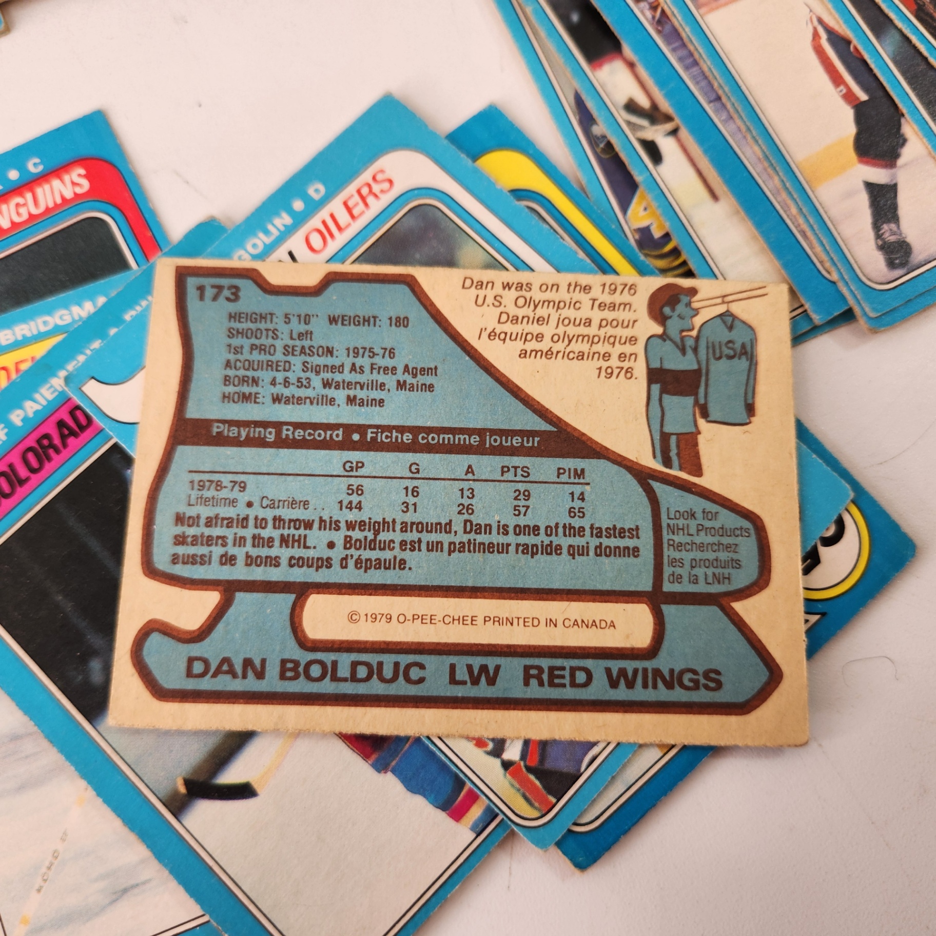 1979 O-Pee-Chee Common Hockey Cards - image 4 of 4