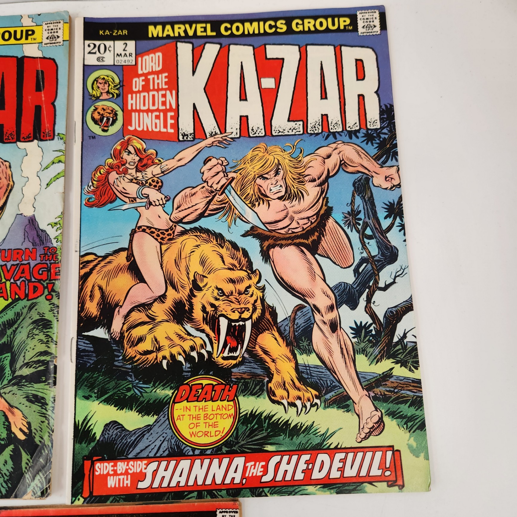 Ka-Zar Lord of the Hidden Jungle #1,2, Savage #1 - image 3 of 5