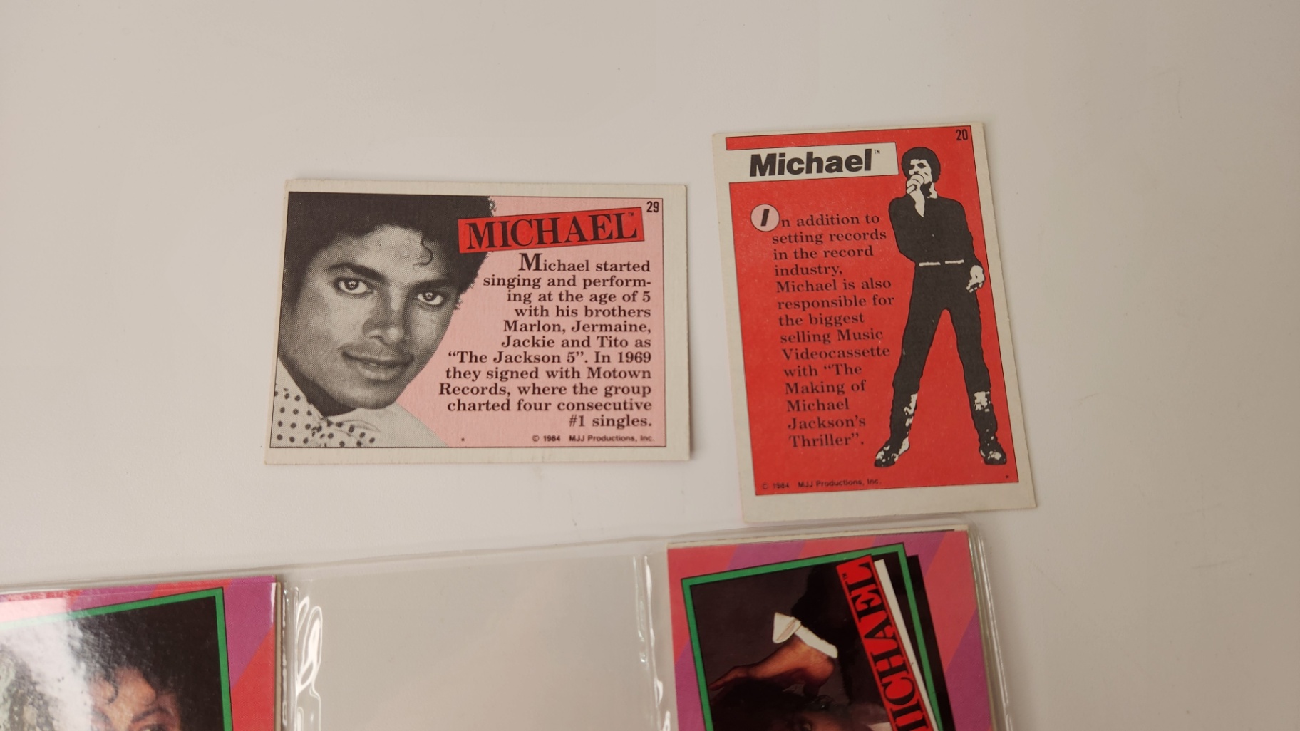 1984 Michael Jackson Trading Cards - image 3 of 3
